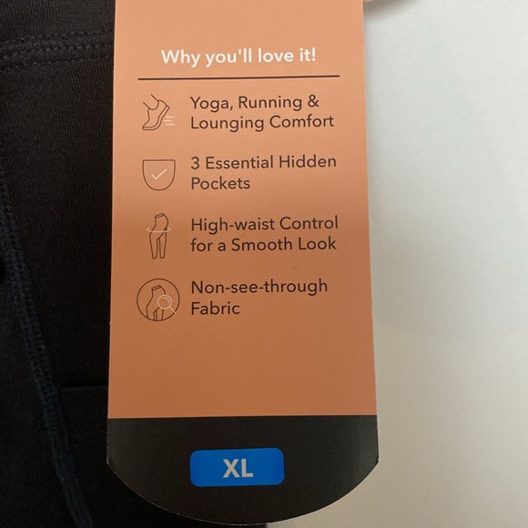 NWT Shapermint Essentials High Waisted Active Shaping Leggings XL - Picture 7 of 8